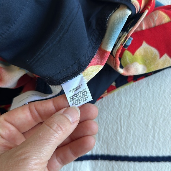 Ann Taylor loft floral wide leg crop pants - Picture 7 of 8